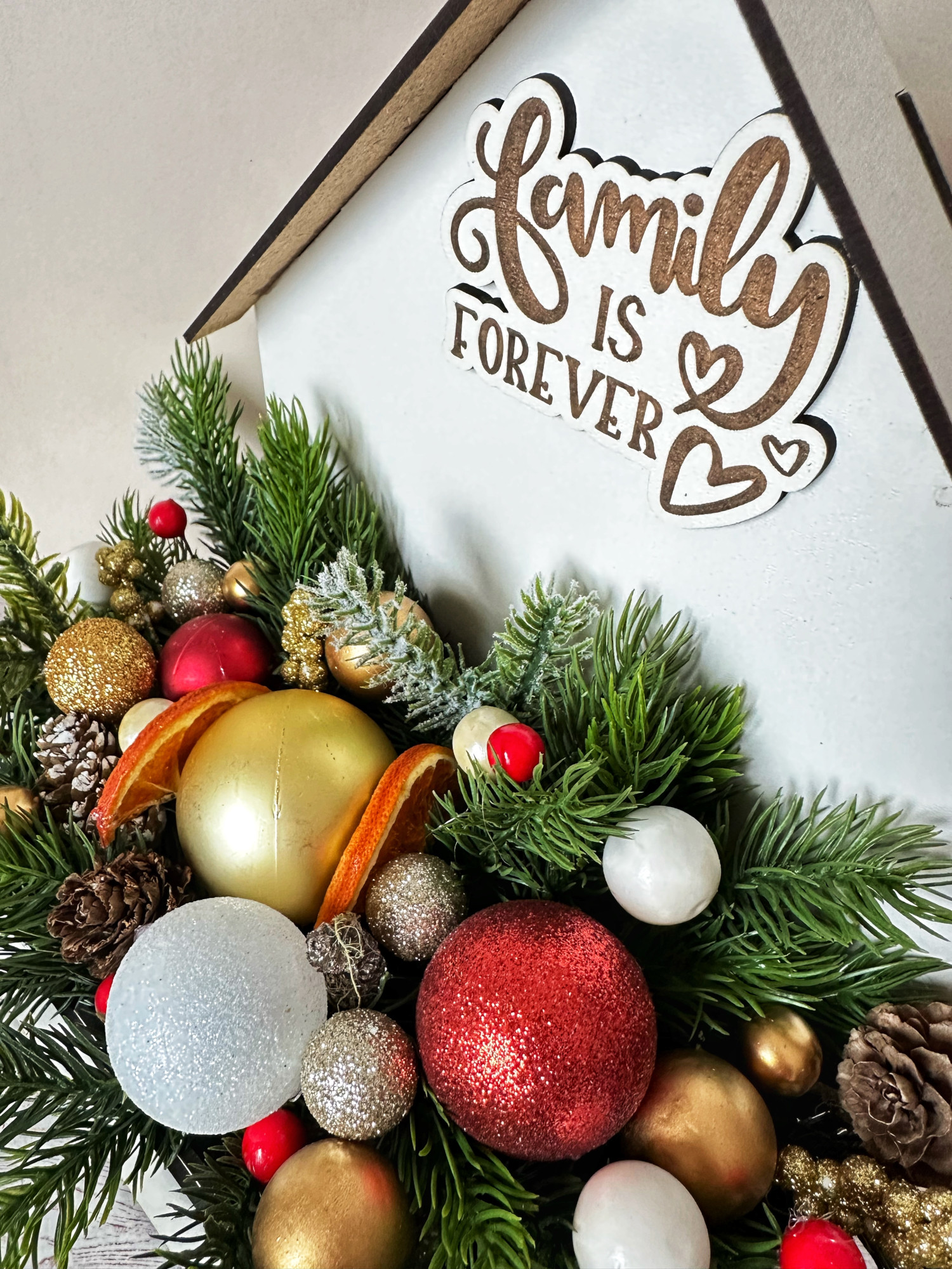 Decoratiune de Craciun Family is Forever - imagine 5